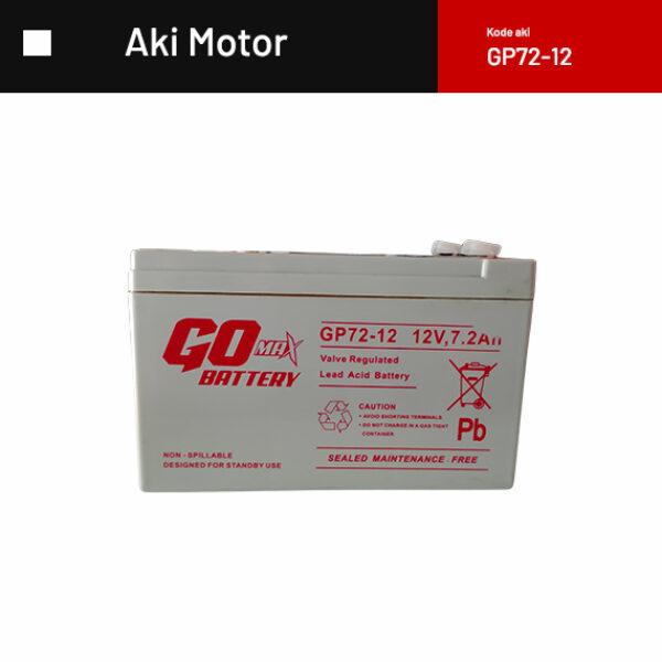 GO MAX BATTERY GP72-12