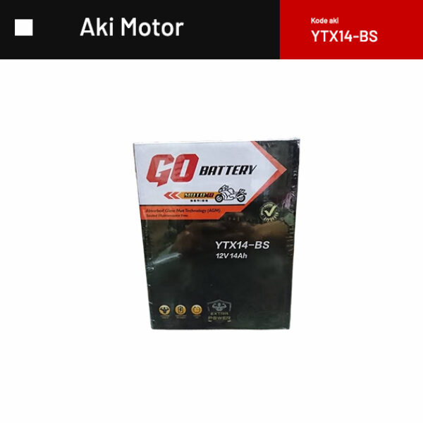 GO MAX BATTERY YTX14-BS